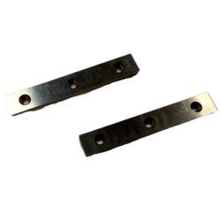 Kniv til h�vl med 3 huller (L81278) for Roweld P160 Saniline.  76x12x4 mm S�t med 2 stk.