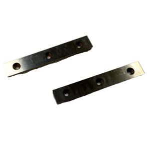 Knife for planer with 3 holes (L81278) for Roweld P160 Saniline. 76x12x4 mm Set of 2 pcs.