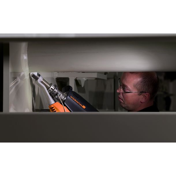 Extruder, Munsch, MAX 18, (Digital) with 360 turnable nozzle and autoair 230V-50hz 