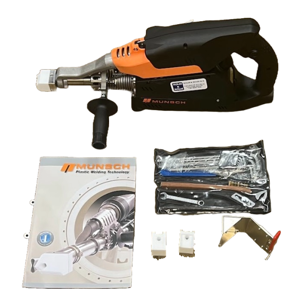 Extruder, Munsch, MAX 18, (Digital) with 360 turnable nozzle and autoair 230V-50hz 