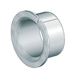 Glideleje teflonbelagt, NB1F 25215 �25 med flange L21,5mm