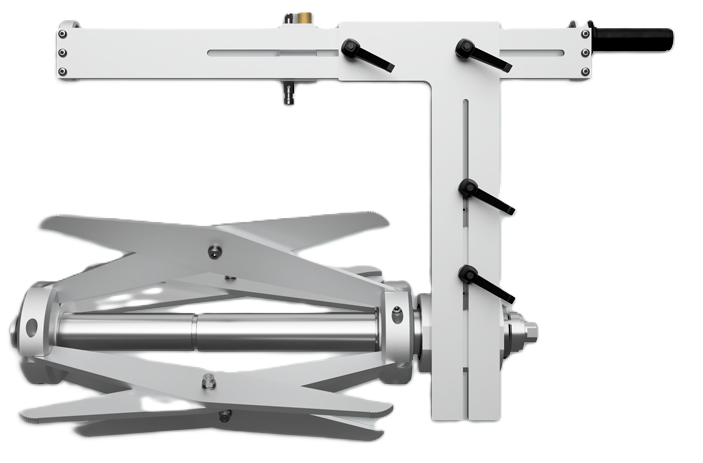 Rotary scraper, Omisa SCR/800 from 450 to 800 mm. Spring-compensated ...