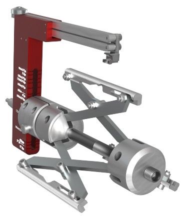 Pipe end scraper d 90 - d 315 mm with drive bit - Plastic pipe rotary ...