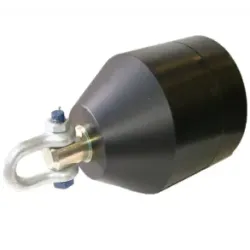 280 mm. Tr�khoved i PE til p�svejsning. SDR 7,4/11/17