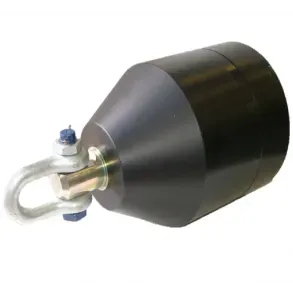 280 mm. Tr�khoved i PE til p�svejsning. SDR 7,4/11/17