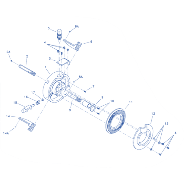 Rotary scraper, Ritmo RTC 315 Scraper depth up to 137 mm. in  75 to  315 mm. tube. 