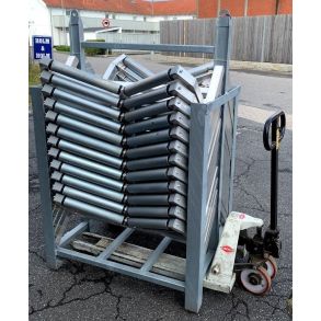 Udlejning af 24 stk. HHRB 1200 mm Rullebuk i stativ, Start: ________   Slut: ________20% p� uge 2, 30% p� efterf�lgende uger op til 4, 40% p� efterf�lgende uger op til 12 og 60% herefter