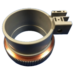 Tandkrans med broncelejer til Michann pipecutter  (slid-del).