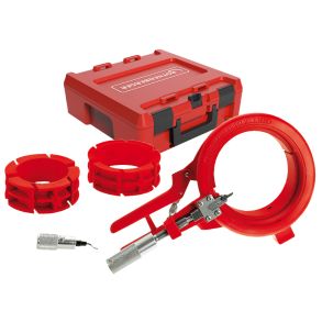 Rocut 160 mm. pipe cutter, closed with reductions 110 -125 mm.