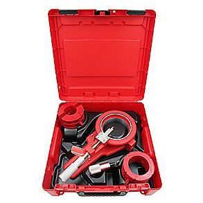  Rocut 110mm. pipe cutter, closed with reductions 50 -75 mm.