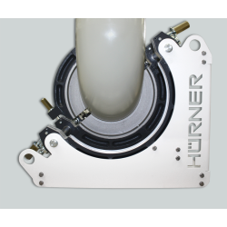 Reduction halfring D 500 - D 355 mm, thin version (special version) 1 Set = 2 Halfrings Special version with narrow support surface for welding molded parts with short connection.