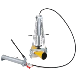 Clamping tool �250, Hydraulic clamping tool with hand pump.