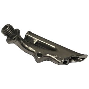 Stainless steel cast nozzle 4C for round wire � 4 mm, 45� angle right (M10)