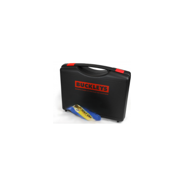 Plastkuffert med skum indl�g, passer til Buckleys gnisttester PST 100