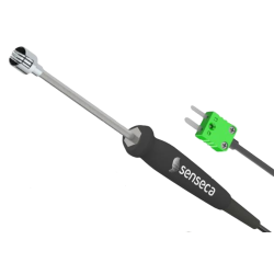 Type K surface probe with spring band, fast, large handle AX131-S15