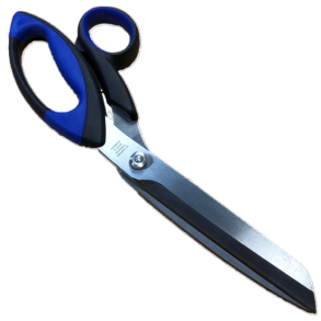 Powerful foil scissors from Solingen. Length 29 cm.