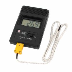 Termometer TM-902C inkl. batteri og rumf�ler. (0�C til +260�C)  (Kinamodel)