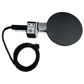 Hrner 250 mm hand-held welding mirror with stepless temperature setting. 