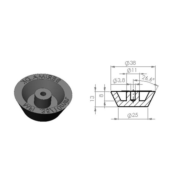 Konisk Svejseprop 25-38-13 (526.702) 1PK=2000stk