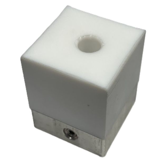 43.01XXX-40-40-M - Svejsesko, Munsch, Blank 40x40 mm. med holder