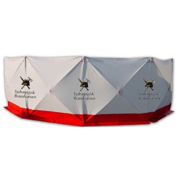 Ptrykt logo p teltdug (1 side / 1 logo) i henhold til deres fil. Send venligst logo i hj kvalitet .pdf (eller vektorfil som f.eks. .eps)