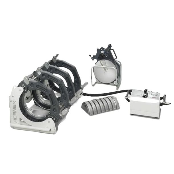 Stuksvejsemaskine, Hrner 250 mm,  inkl. Hvl, spejl,trykkarakteristik med reduktioner  75  90 110 125 140  160  180  200  225 mm. SN:_