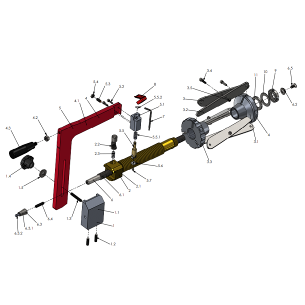 Pipe-end scraper PES 180 d 400 - d 315 mm incl. spare blade and transport box