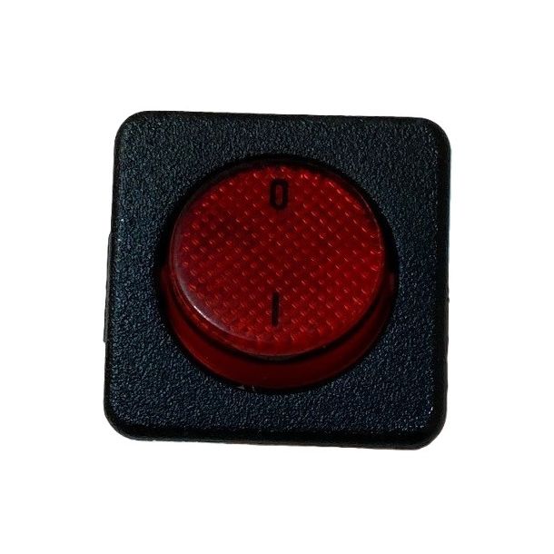 On/off Kontakt med rd lampe ( Widos spejl )