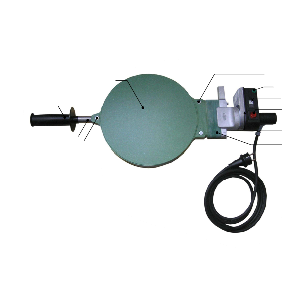 Svejsespejl til Widos 2500 OD 250.  230 V / 1500 W