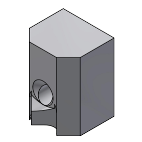 42.0108K-40-30-O - Svejsesko, Munsch, 40x30mm. uden holder