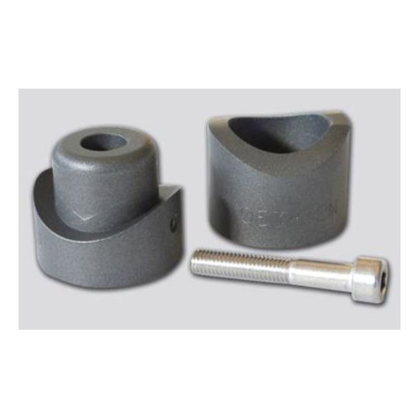Saddelmuffe for 50 mm. grenr�r p� 160 mm. hovedr�r