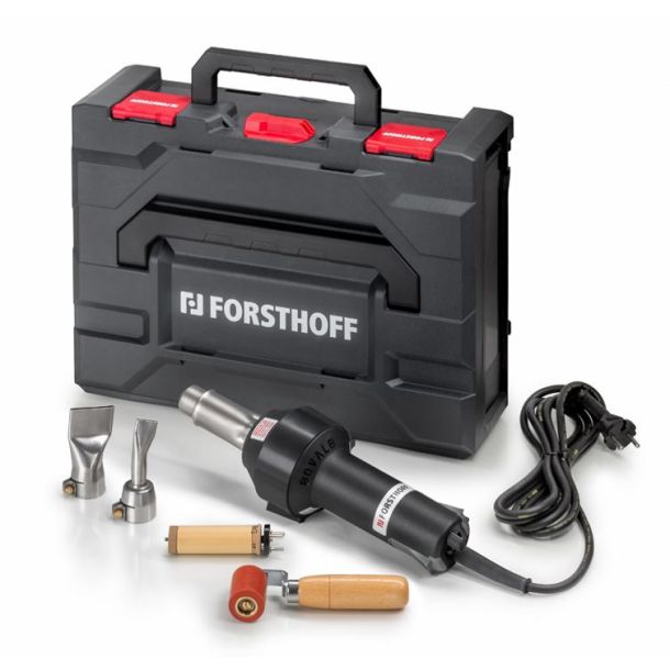Forsthoff set of hot air tools for welding tarpaulins OVALSET1